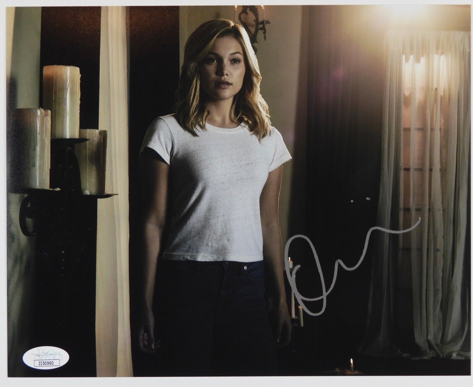 Olivia Holt Autograph JSA 8 x 10 Signed Photo Poster painting