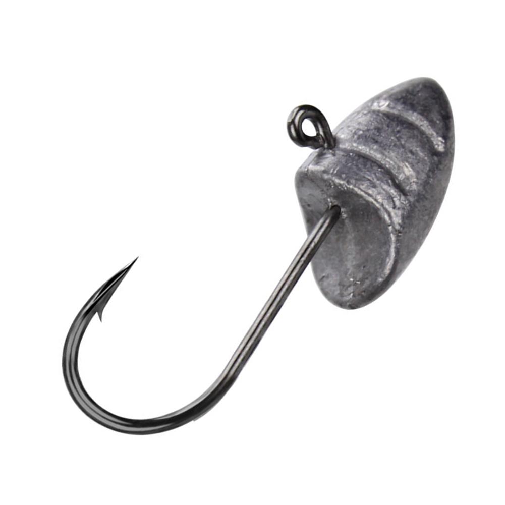 

Fishing Blood Slot Lead Head Soft Lure Hook with Barbed Sharp Hook (2.5g), 501 Original