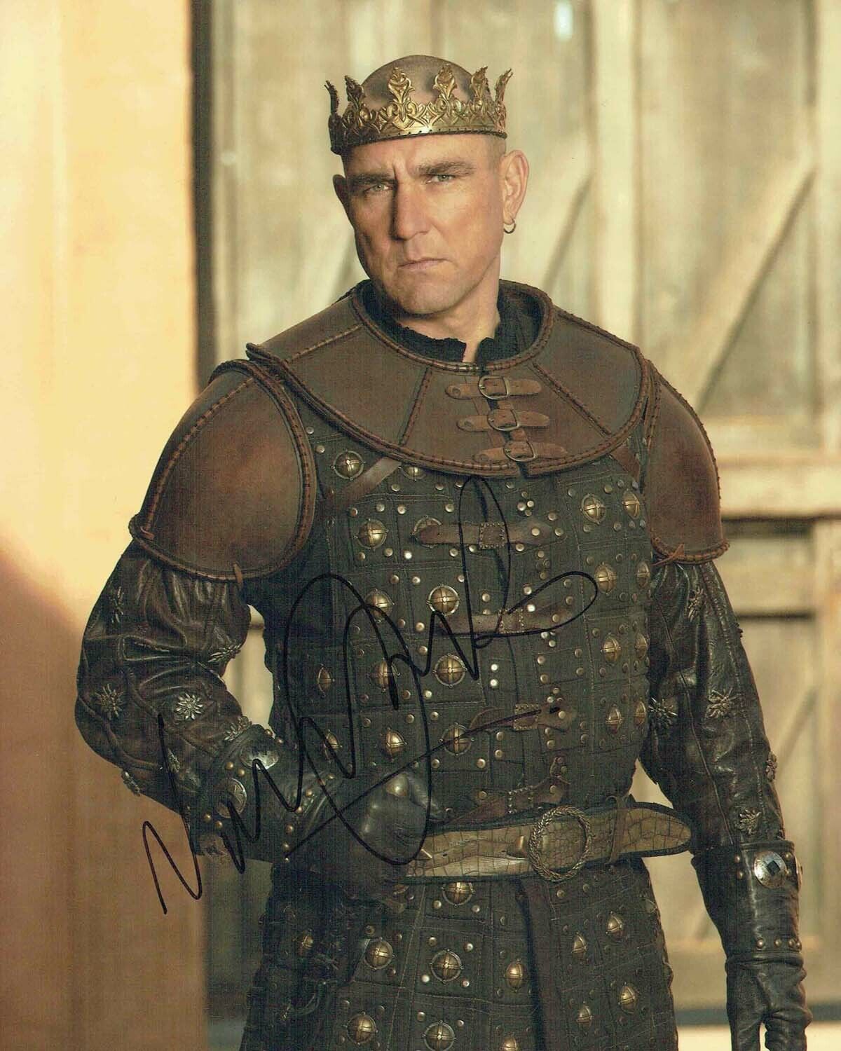 Vinnie JONES Signed 10x8 Photo Poster painting Galavant Actor X-Men Juggernaut (AFTAL RD + COA)