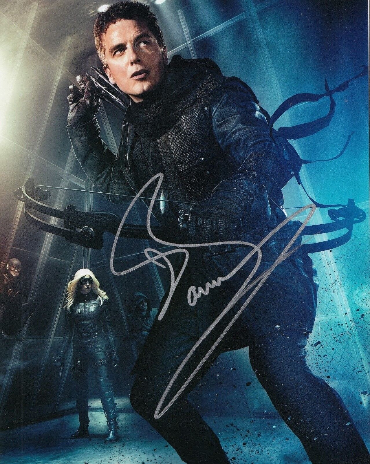 JOHN BARROWMAN signed *THE FLASH* ARROW TV SHOW 8X10 Photo Poster painting W/COA TORCHWOOD #3