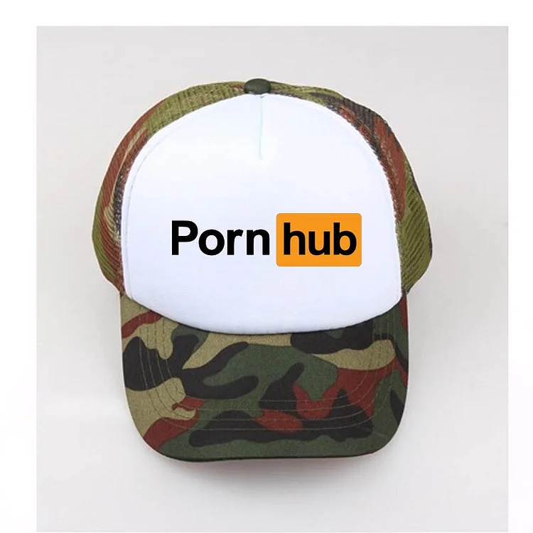 Pron Hub Caps Kids baseball cap Face Adult Sun Hats Mens Summer black hats adjust size Child/Unisex Net Cap Custom LOGO