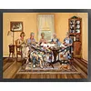 Sewing Woman-14CT Stamped Cross Stitch 50*40cm tapestrymarket