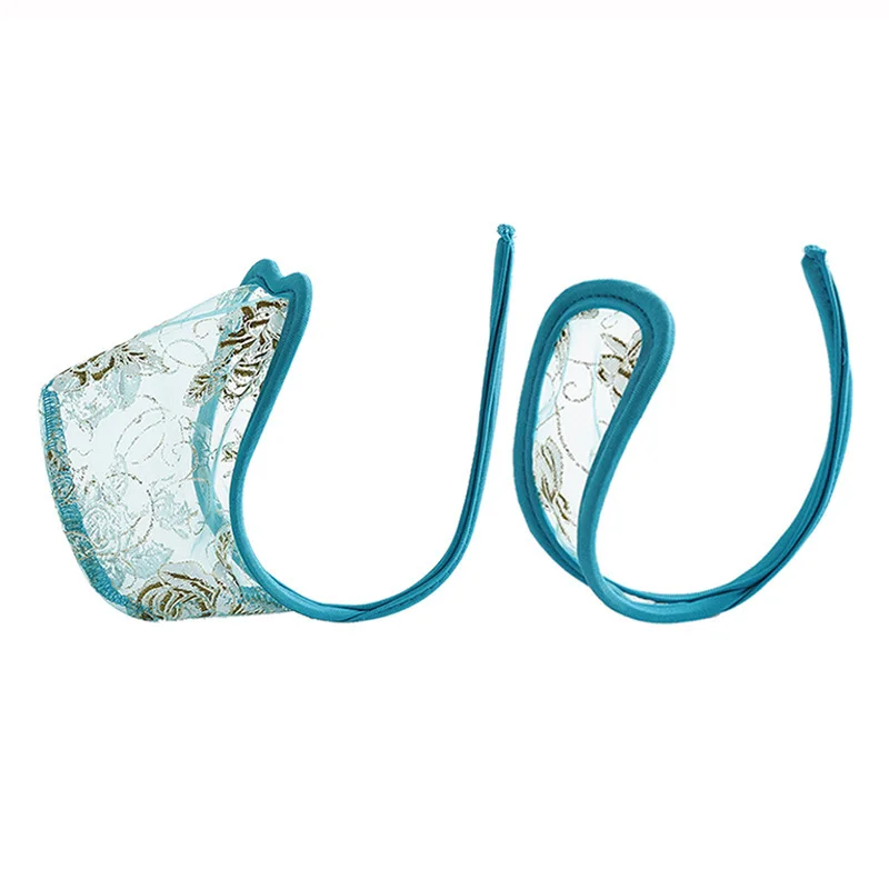 Nigikala 闺咪儿 Trousers Invisible C-Pants Sexy T-Thong Lace Transparent Couple Panties