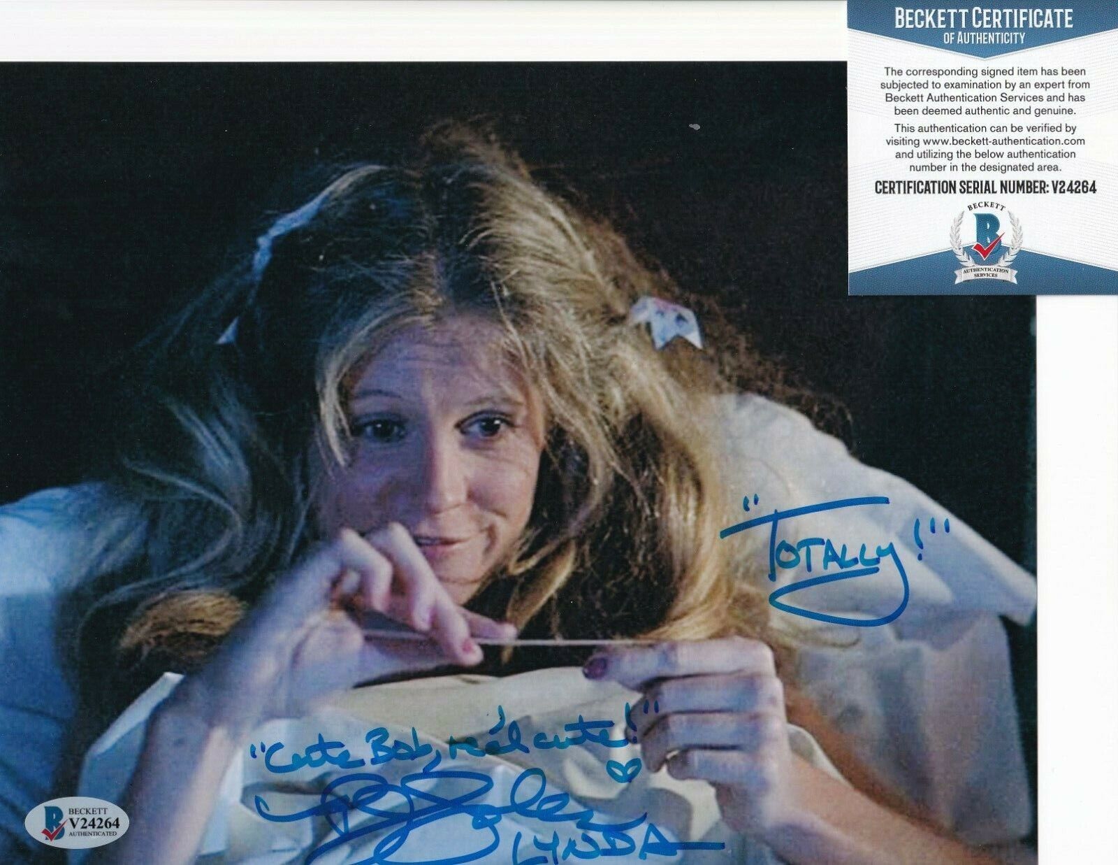 P.J. SOLES signed (HALLOWEEN) Movie autograph 8X10 Photo Poster painting BECKETT BAS V24264