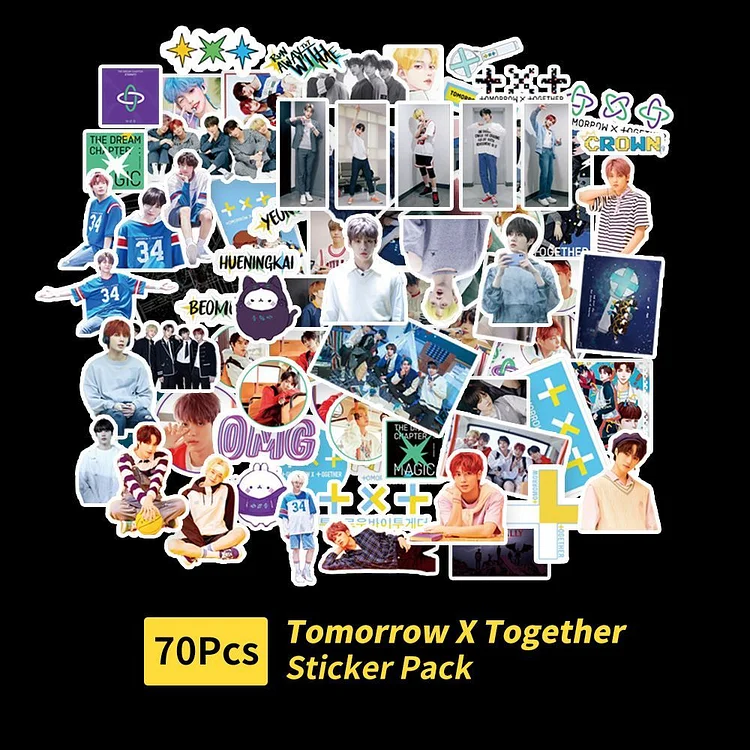 TXT 70 Sheets Stickers