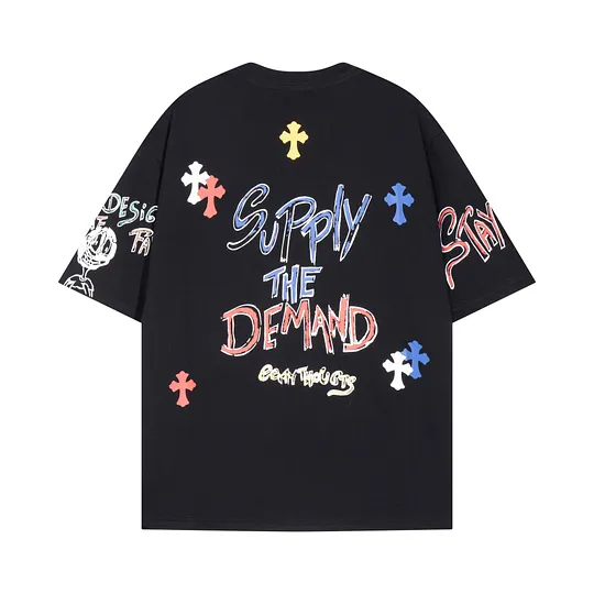 Chrome Hearts Tシャツ黒&白 H0165