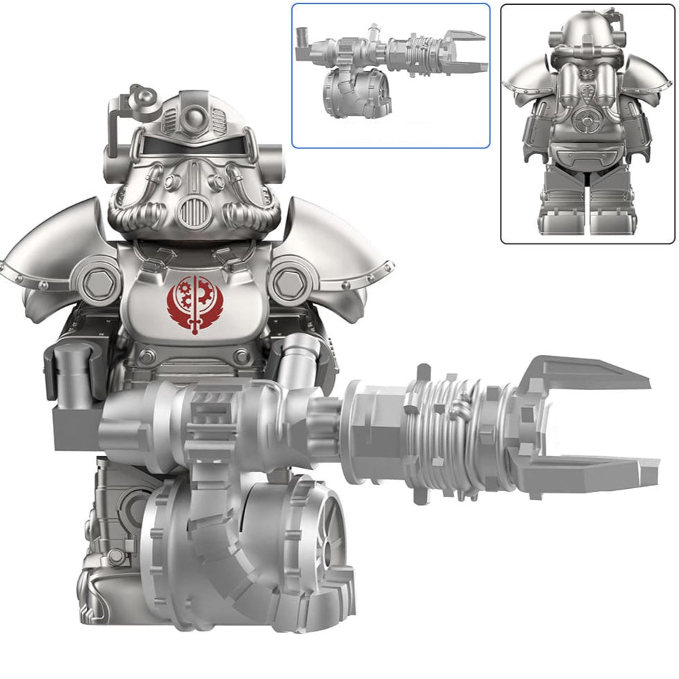 T-51 Power Armor (Brotherhood of Steel) Custom Fallout Minifigure Minifigure Bricks monstertoys
