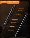 Shocks,OCPTY 4x Front Rear Shocks Absorbers fits 2002 2003 2004 2005 2006 for Chevy Avalanche 1500,00-06 for Chevy Suburban 1500/Tahoe/for GMC Yukon/Yukon XL 1500 344381 344384 34692 Auto Shocks Sets