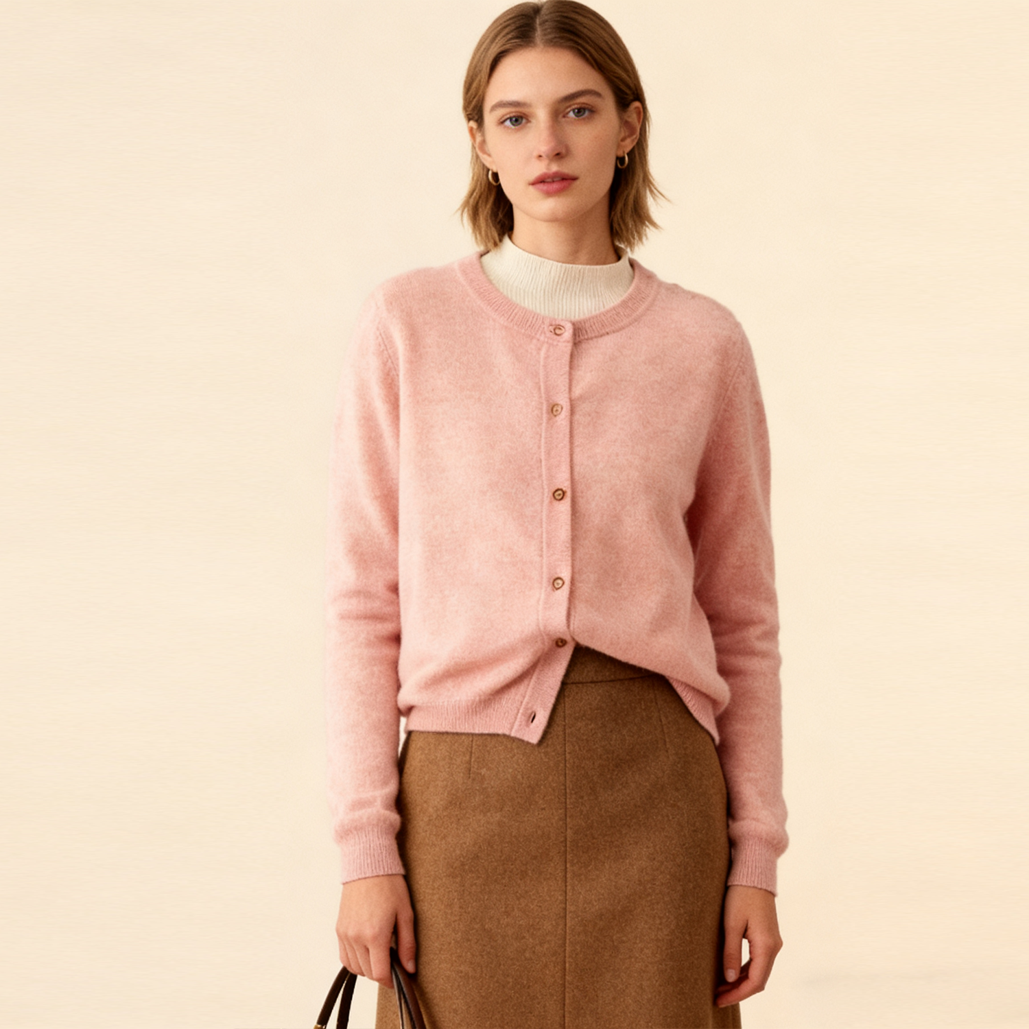 Snappy Women's Cashmere Sweater REAL SILK LIFE