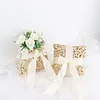 1 Set | Gold Sequin Flower Girl Petal Basket and Ring Bearer Pillow Wedding Set