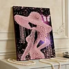 DIY Pearl Painting Elegant Lady for Home Wall Decor(30x40cm)