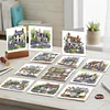 12Pcs Lavender DIY Diamond Painting Greeting Cards for Adult Holiday Gifts