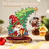 Photo Xmas Tree Gift DIY 2D Flat Wooden Desktop Diamond Art Kit