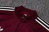 Joyfball 2025/2026 Ajax Half-Pull Training Suit Maroon Retro version Football Shirt 1:1 Thai Quality