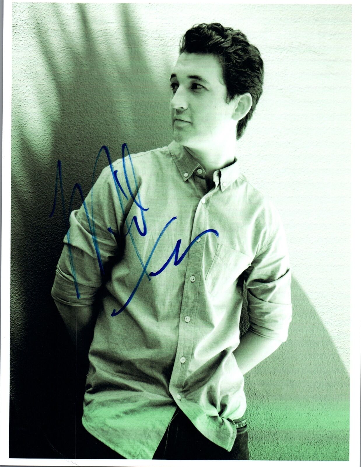 Miles Teller Signed Autograph 8x10 Photo Poster painting Whiplash War Dogs Fantastic Four COA VD