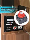 2 Gear 300A Power Battery Selector Switch Disconnect for Car RV Truck Yacht