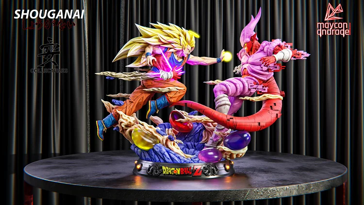 【In Stock】KD super three Wukong vs evil thought wave statue