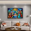 (Big Size)Glass Painting Nativity - 11CT Stamped Cross Stitch - 60*40cm
