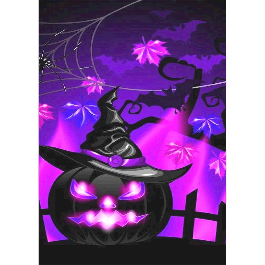

30x40cm Round Drill Diamond Painting - Halloween, 501 Original
