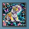 DIY Partial Special Shaped Drill Diamond Painting-Tiger