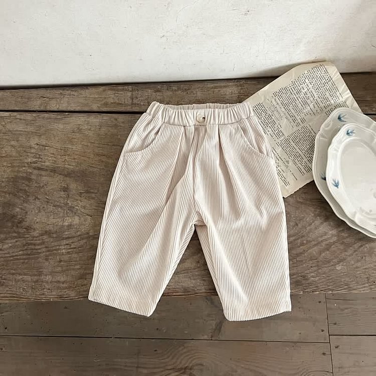 Baby Retro Corduroy Casual Pants