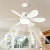 40w/200-2000lm Small Ceiling Fan with Lights with Remote Control Breeze Fan Light Three Color Temperature Options for Living Room Study & Household Use