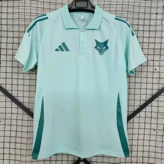Fans Edition 2025-2026 Cruzeiro Light Blue Soccer Polo Shirt