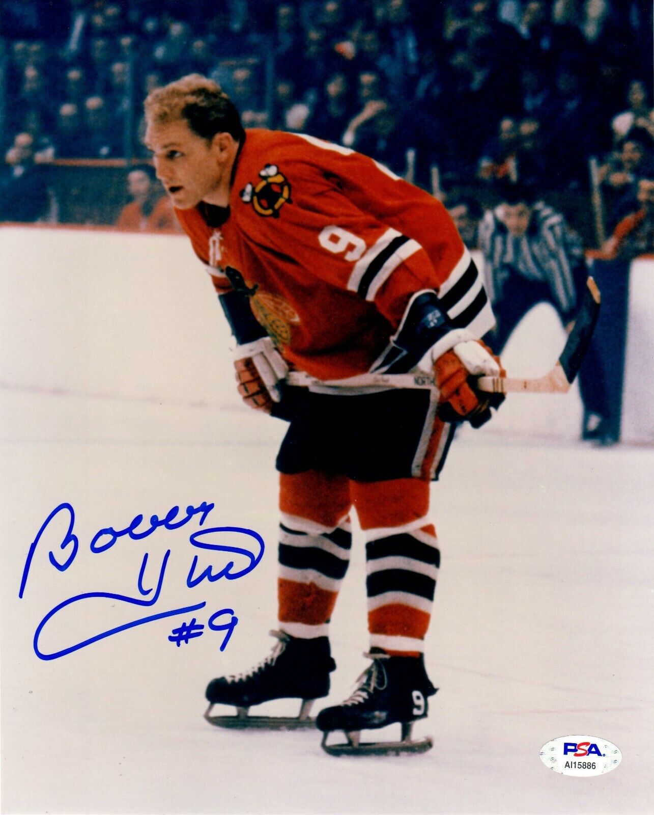 Bobby Hull autographed signed 8x10 Photo Poster painting NHL Chicago Blackhawks PSA COA