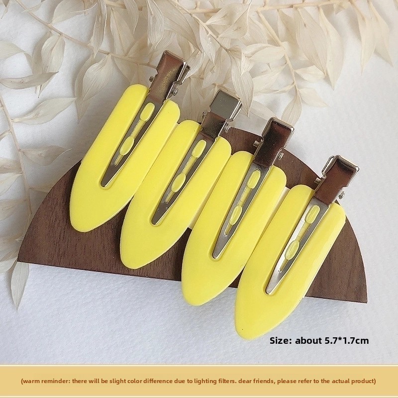 Japanese Seamless Hairpin Ouyang Nana Bangs Clip Hair Breaking Artifact Female Hairpin Makeup Shaping Duckbill Clip