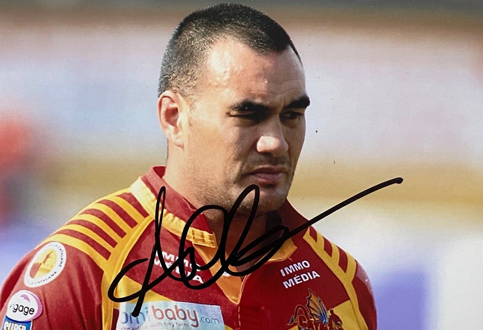 Alex Chan Genuine Hand Signed 6X4 Photo Poster painting - Catalans Dragons