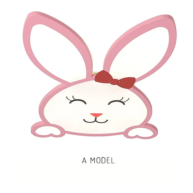 Novelty Bunny LED Flush Mount Ceiling Light for Baby Kids Lighting - Appledas