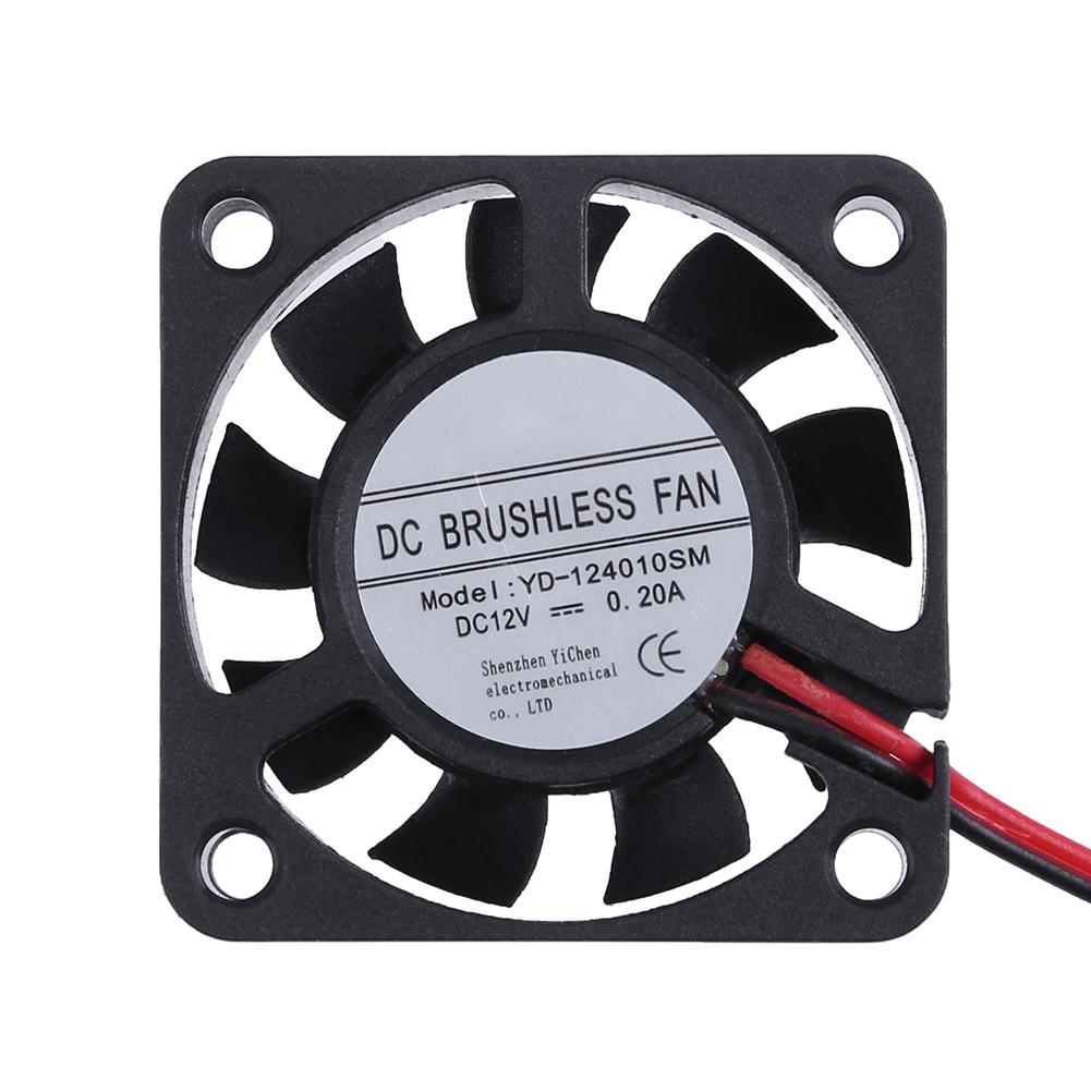 

YC-124010SM DC12V Cooler Fan 40x40mm 7 Blades Computer Cooling Fan Radiator, 501 Original