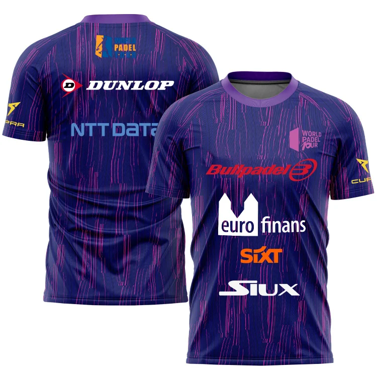 Kakacloud 2025 Men's Padel T Shirt Quick-Drying Breathable Tennis Training Clothing Fashion Padel Fans T-Shirt Casual Loose Sportswear