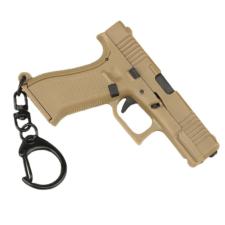 ToyTime Plastic G45 Keychain Fidget Toy Mini Pistol Shape Tactical Keychain G45 Model Toy