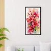Red Lily Flower-14CT Stamped Cross Stitch 25*45cm/9.84*17.72in