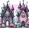 Halloween Hut-11CT Stamped Cross Stitch 40*40cm/15.75*15.75in
