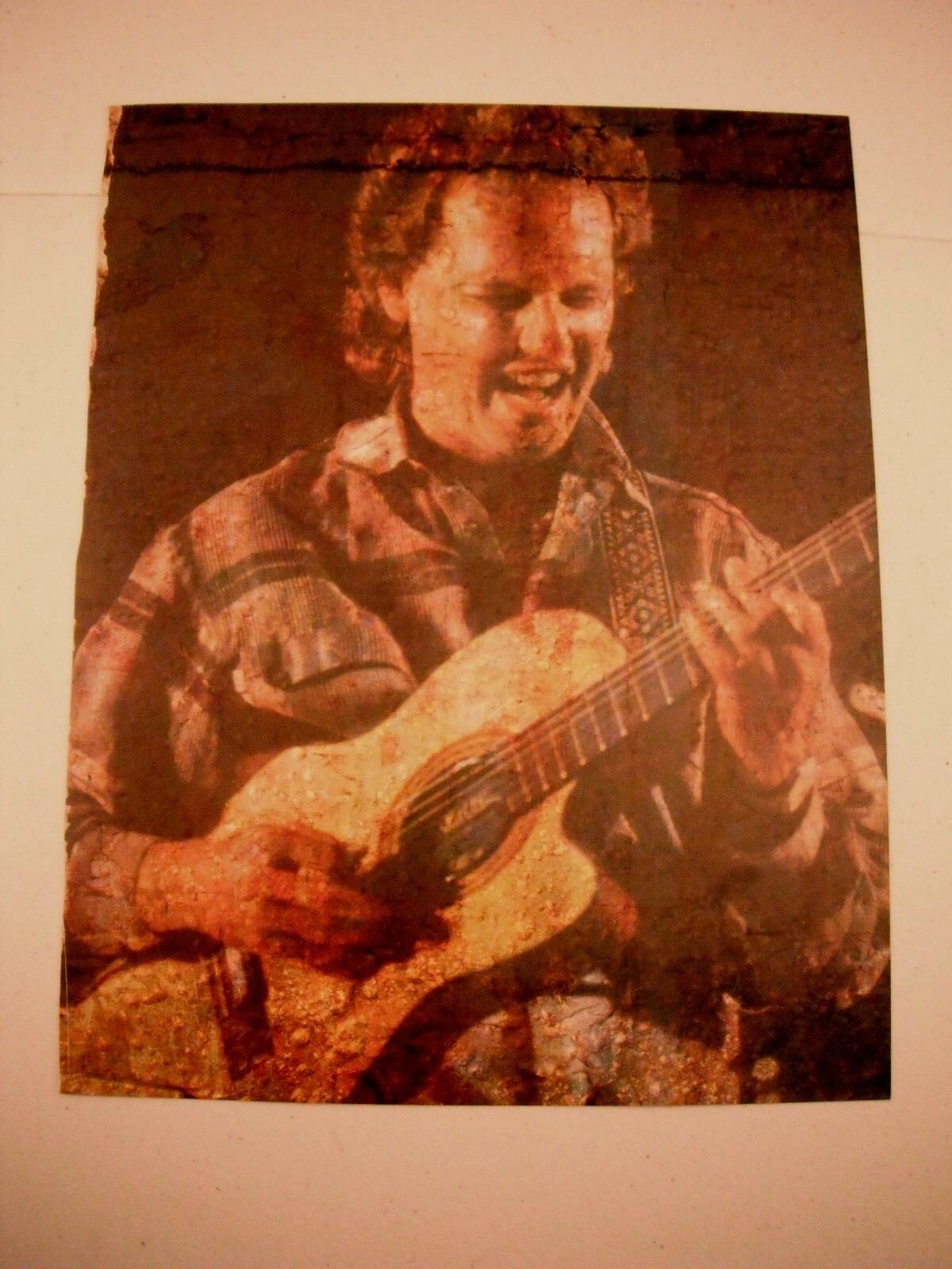 Lee Ritenour Guitarist 12x9 Coffee Table Book Photo Poster painting Page