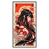 Hanfu Girl-11CT Stamped Cross Stitch 40*80cm/15.75*31.5in (Big Size)