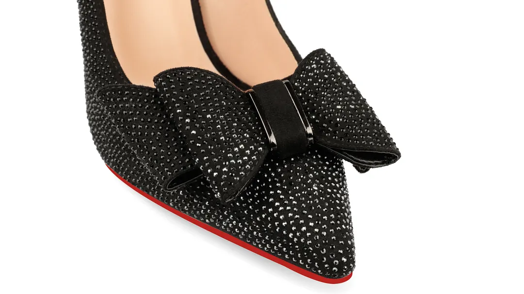 100mm/120mm Women's Heels Pointy Toe Party Wedding Shiny Pumps-vocosishoes