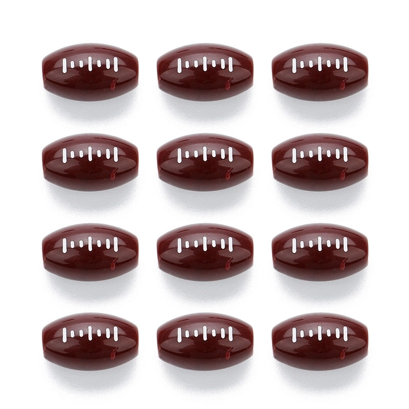 Sports Basketball Football Arylic Plating Jewelry Accessories 50 Pieces