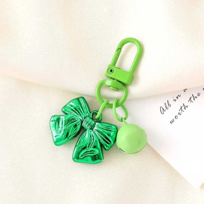 Cute Sweet Bow Knot Arylic Bag Pendant Keychain