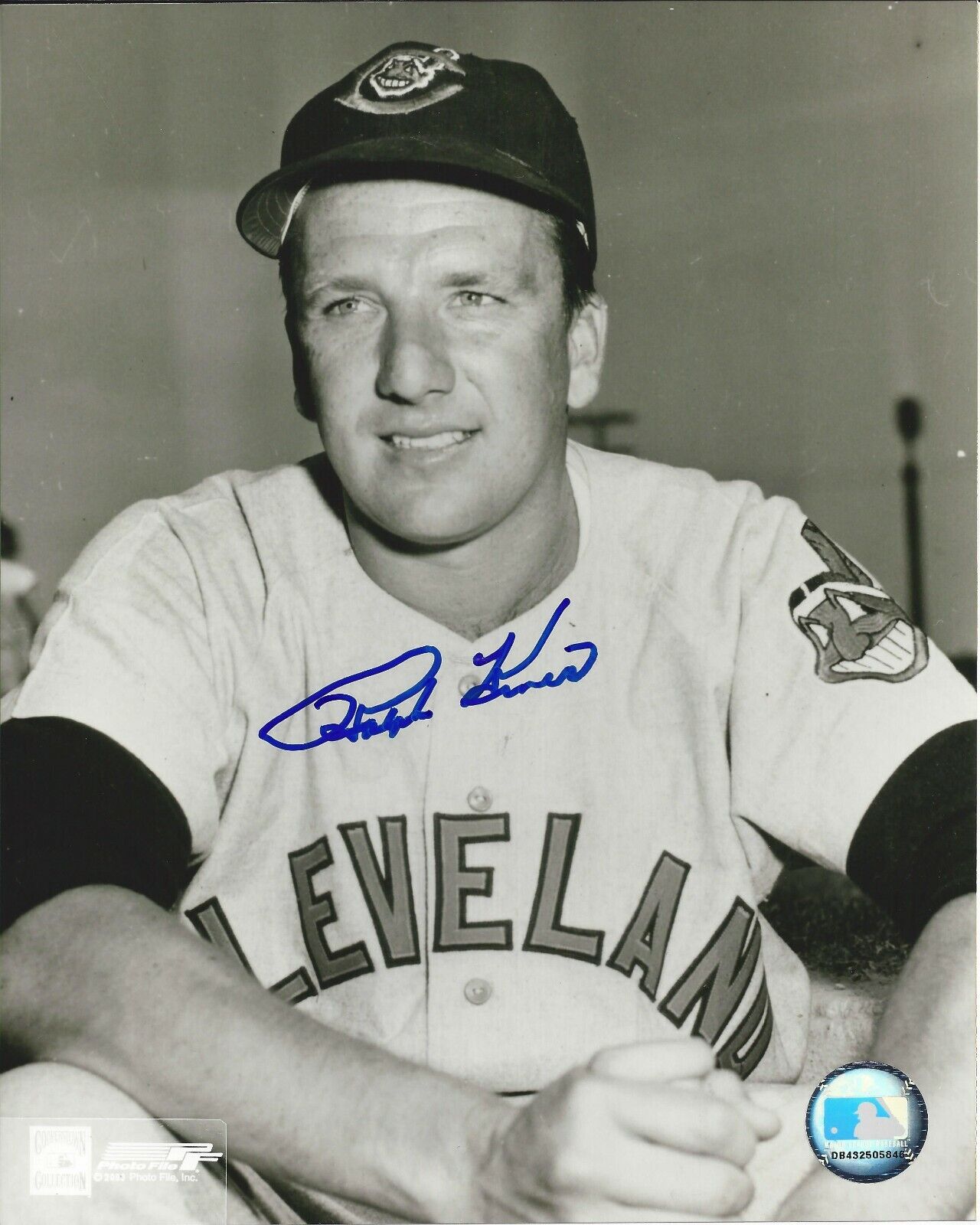 Ralph Kiner Autographed 8x10 Cleveland Indians Deceased#1