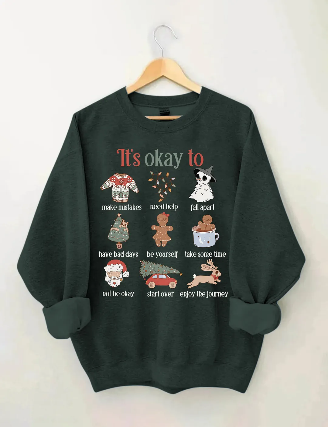 Mental Health Christmas Sweatshirt