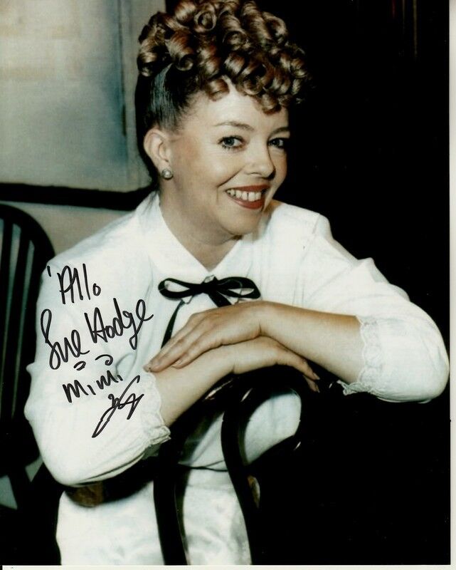 SUE HODGE hand-signed ALLO ALLO 8x10 w/ uacc rd coa NICE COLOR CLOSEUP authentic