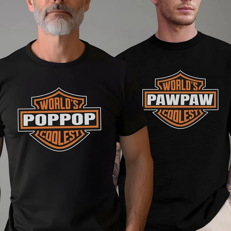 Custom Worlds Coolest T-shirt 