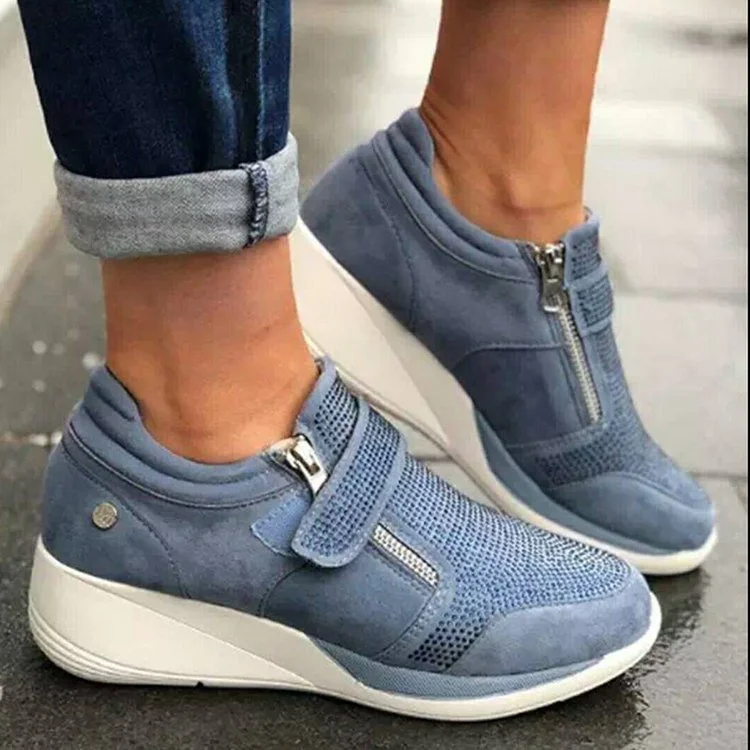 Women's Shoes Wedges Sneakers Women Vulcanize Shoes Shake Women Shoes Fashion Girls Sport Woman Footwear Loafer Dropshipping