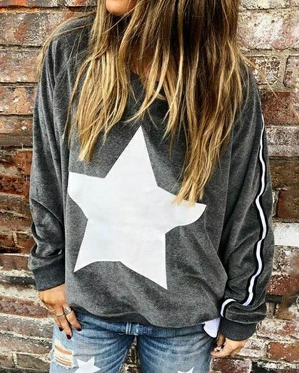 Women Long Sleeve Round Neck Shirts & Tops