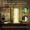Colorful DIY Assembly Atmosphere Night Light 15W Fast Wireless Charging Mobile Phone Earphone Digital Wireless Charger