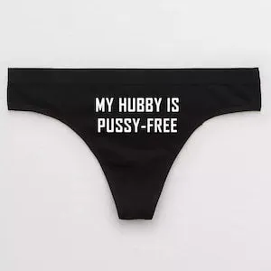 pornhint Pornhint My Husband is Pussy Free Cuckold Thong / Cuck Husband Panties / Sissy Boy BBC Slut / Chastity Cage Locked Boy / Femdom Hotwife Swingers