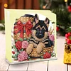 Acrylic Napkin Holder Diamond Painting Kit for Home Table Decor (Gift Puppy)